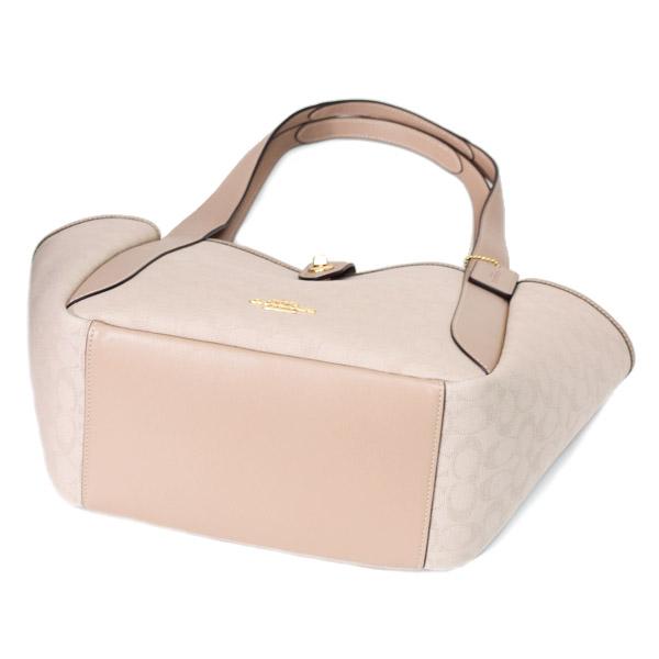 COACH（コーチ） バッグ キャンバス レザー シグネチャー ターンロック