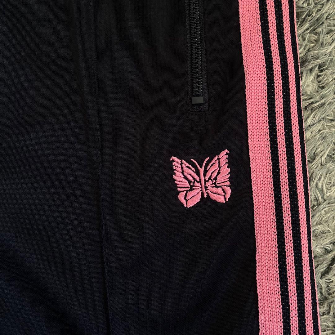needles ネイビー　ピンク　トラックパンツ needles 20ss トラックパンツ ヒザデル H D ネイビー ピンク｜Yahoo